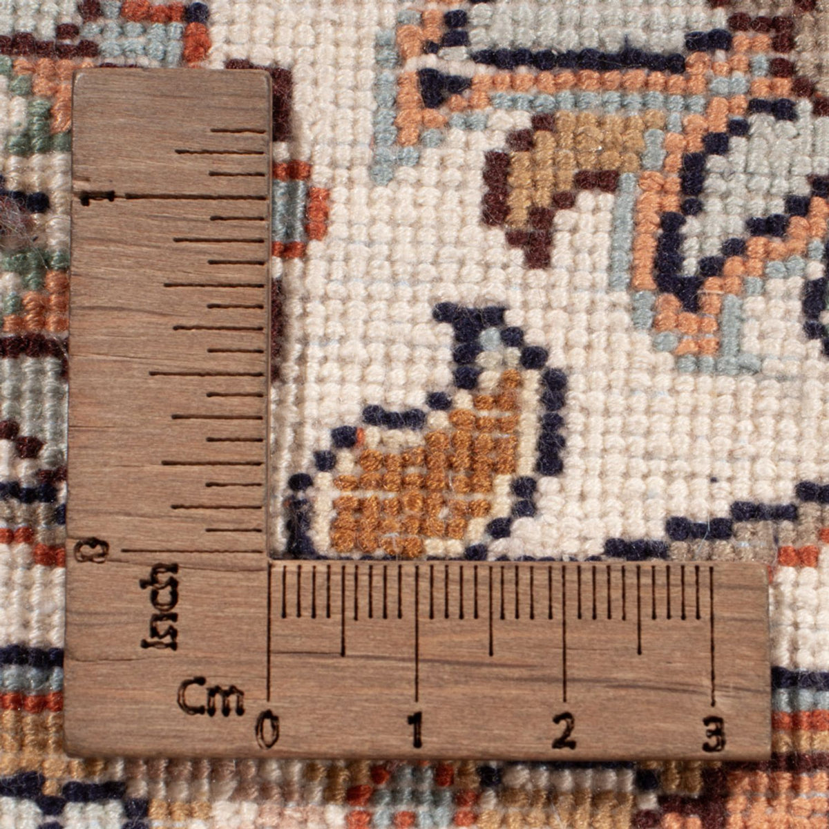 Seidenteppich - Kaschmir Seide - 347 x 247 cm - beige