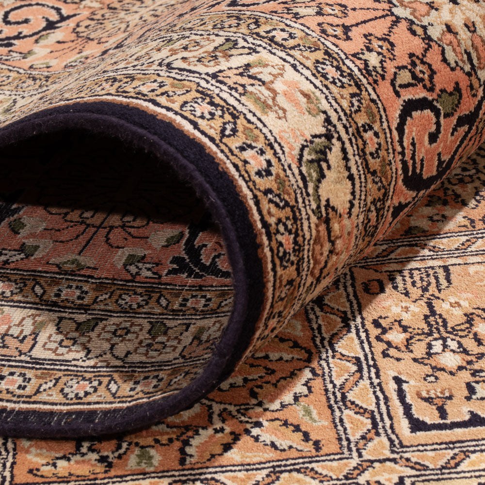 Seidenteppich - Kaschmir Seide - 344 x 245 cm - dunkelbeige