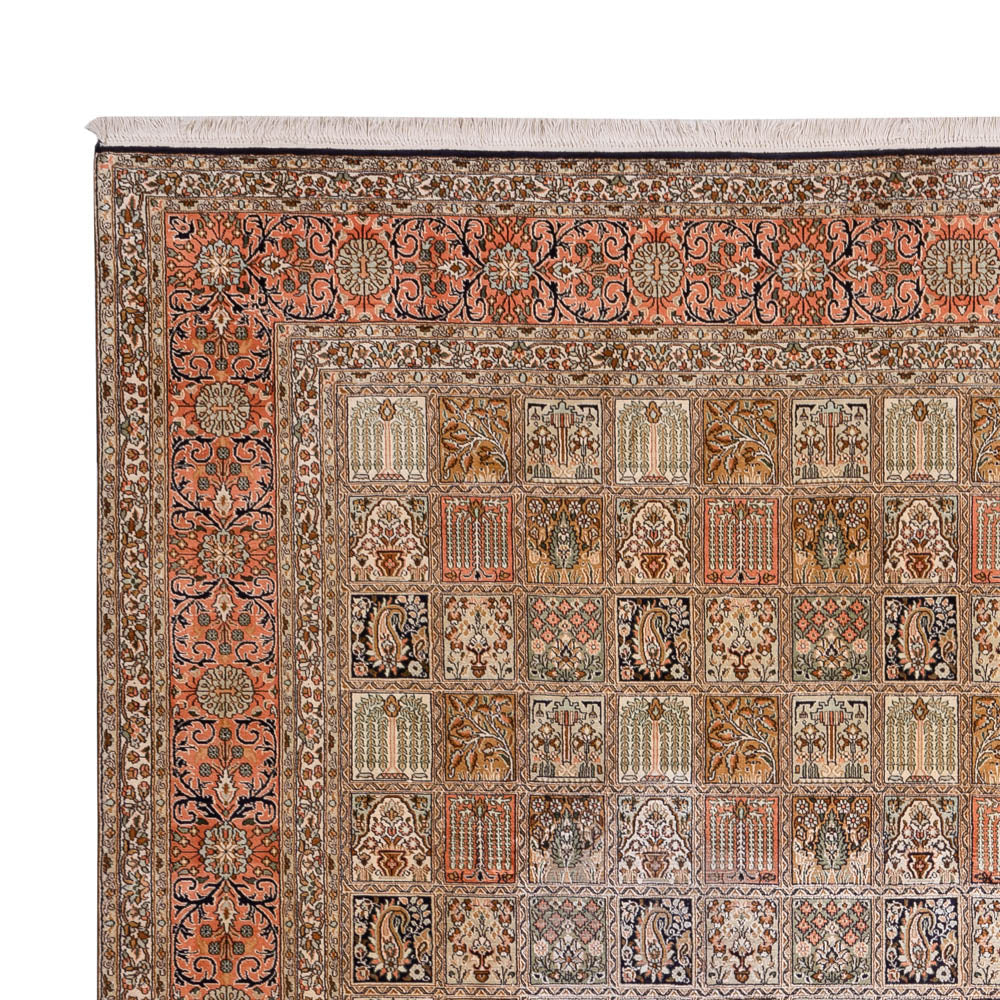 Cashmere di seta Tappeto 377x275cm - Tappeto orientale