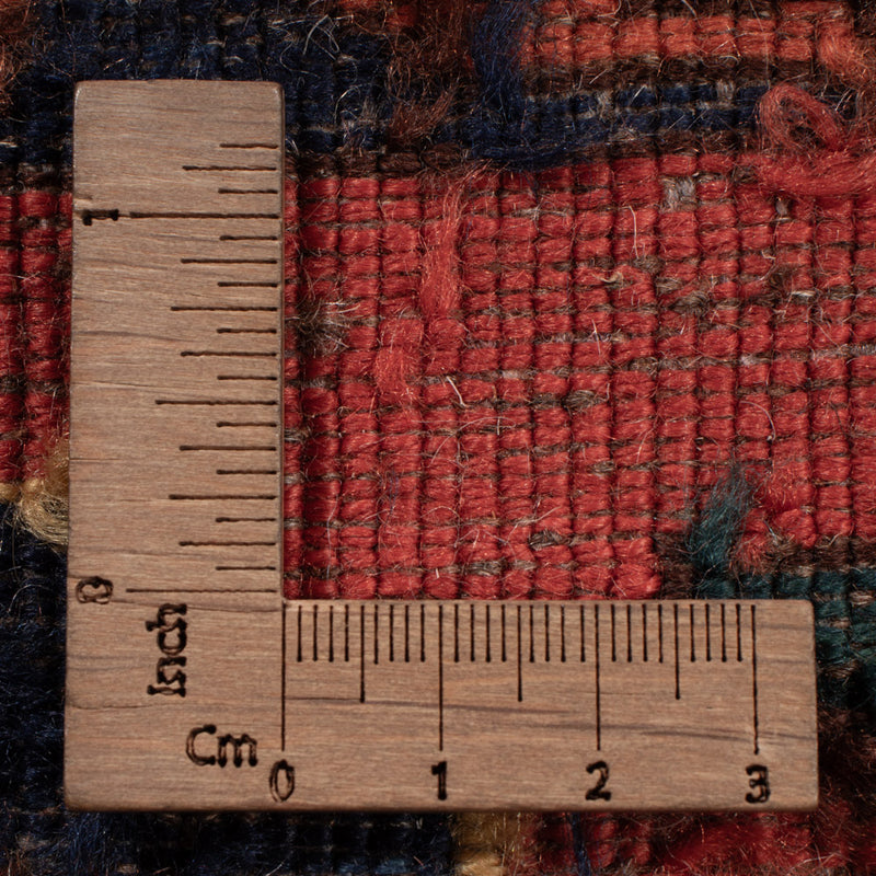 Kelim Teppich - Oriental - Soumak - 348 x 272 cm - dunkelrot