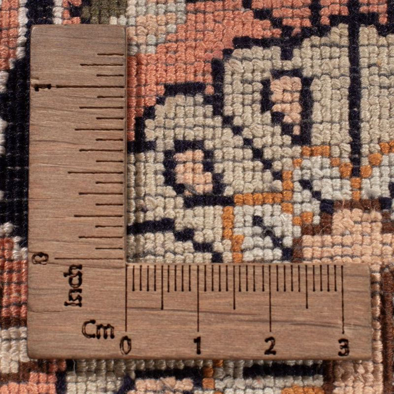 Seidenteppich - Kaschmir Seide - 339 x 246 cm - dunkelbeige