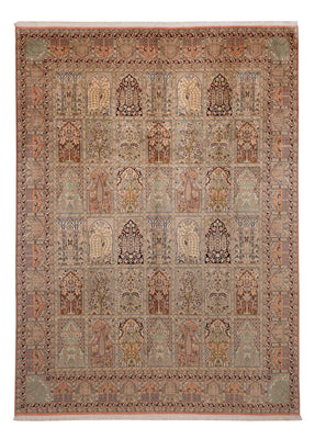 Seidenteppich - Kaschmir Seide - 324 x 238 cm - beige