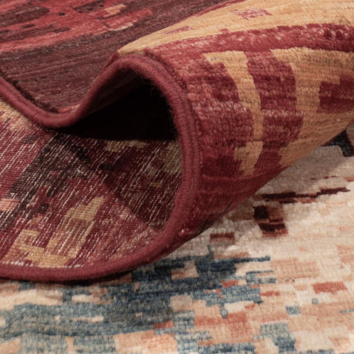 Designer Teppich - 396 x 303 cm - mehrfarbig