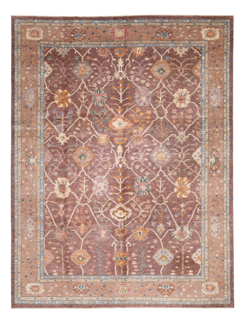 Ziegler Teppich - Usak - 394 x 310 cm - dunkelbeige