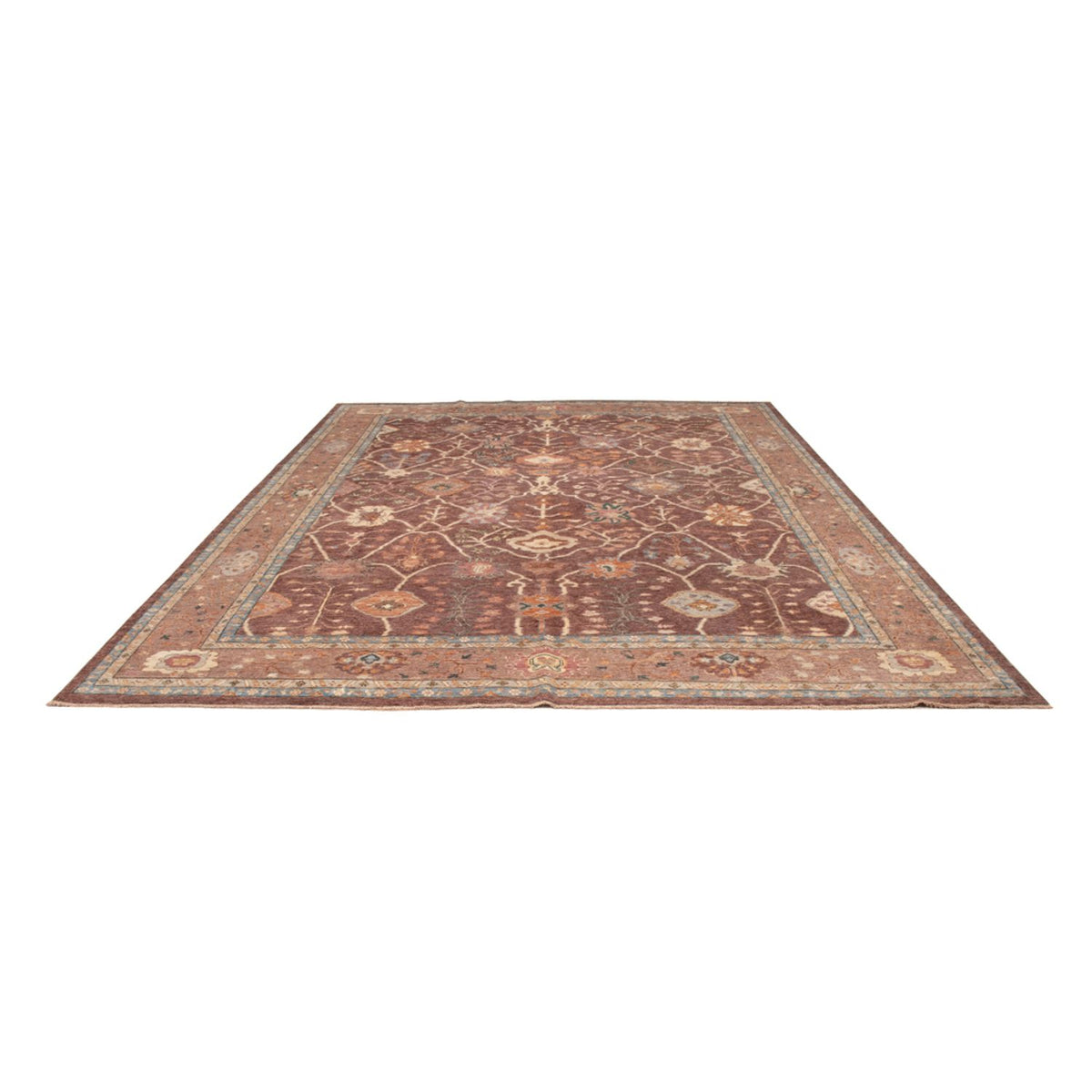 Ziegler Teppich - Usak - 394 x 310 cm - dunkelbeige