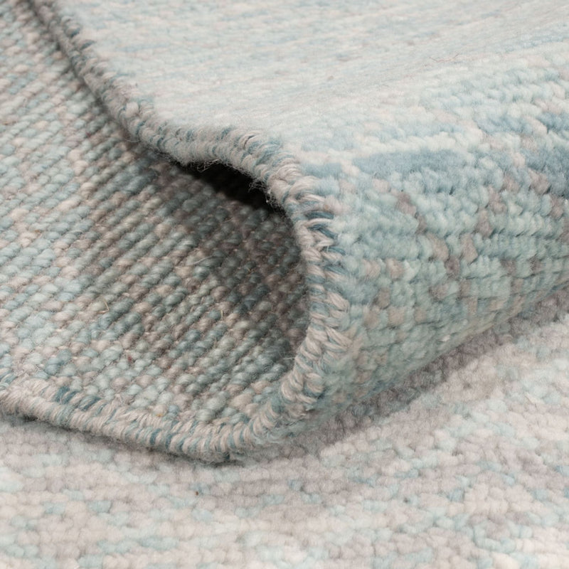 Designer Teppich - 428 x 307 cm - hellblau