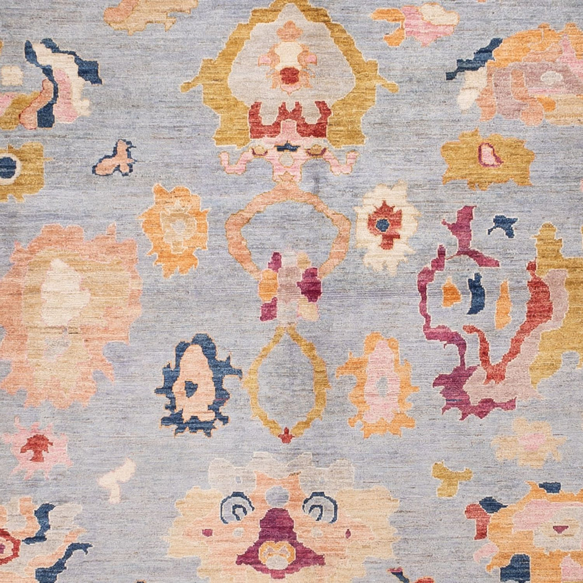 Ziegler Teppich - Usak - 391 x 298 cm - hellblau