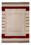 Tapis Loribaft indien Tapis 244x357cm - Tapis en laine - beige - Rectangle / Beige / 244 x 357 cm Rectangle