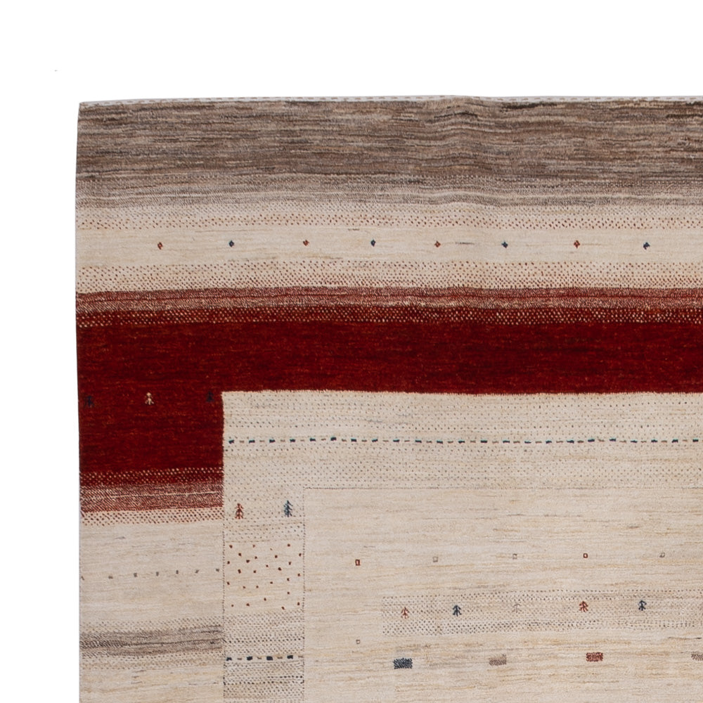 Indo Loribaft Teppich 357x244cm - Wollteppich