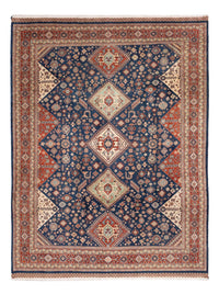 Tapis persan - Nomadic - 318 x 238 cm - bleu foncé