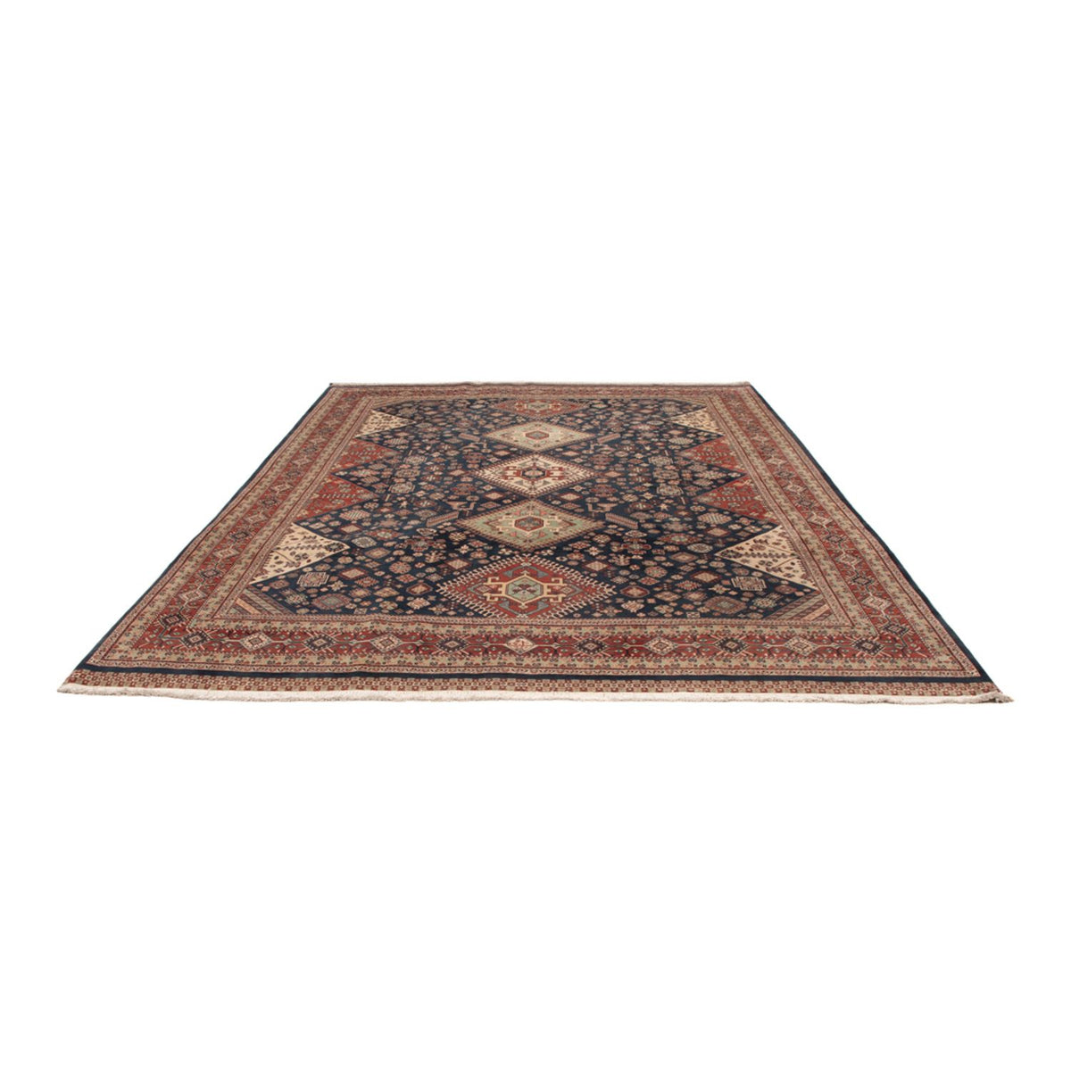 Perserteppich - Nomadic - 318 x 238 cm - dunkelblau