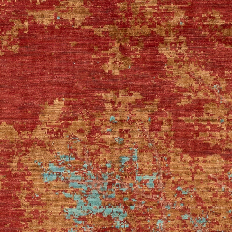 Designer Teppich - 201 x 155 cm - mehrfarbig