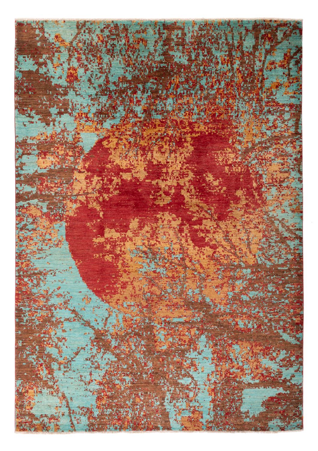 Designer Teppich - 301 x 210 cm - mehrfarbig