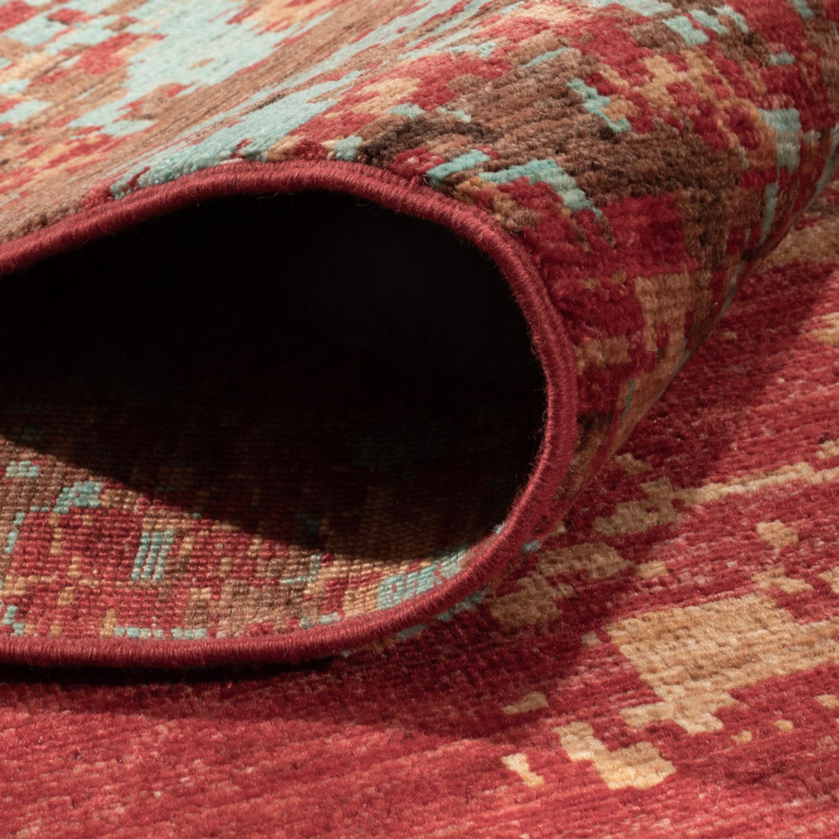 Designer Teppich - 301 x 210 cm - mehrfarbig