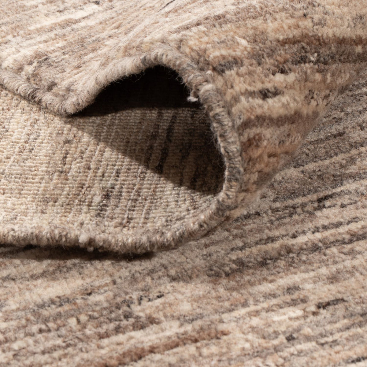 Berber Teppich quadratisch  - 200 x 200 cm - beige