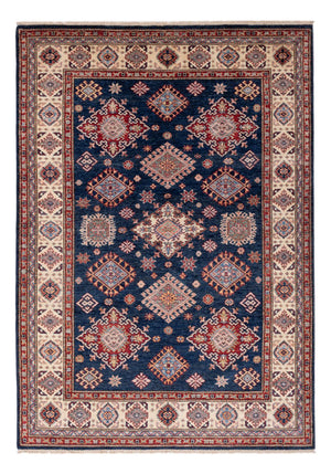 Ziegler Teppich - Kazak - 211 x 152 cm - dunkelblau