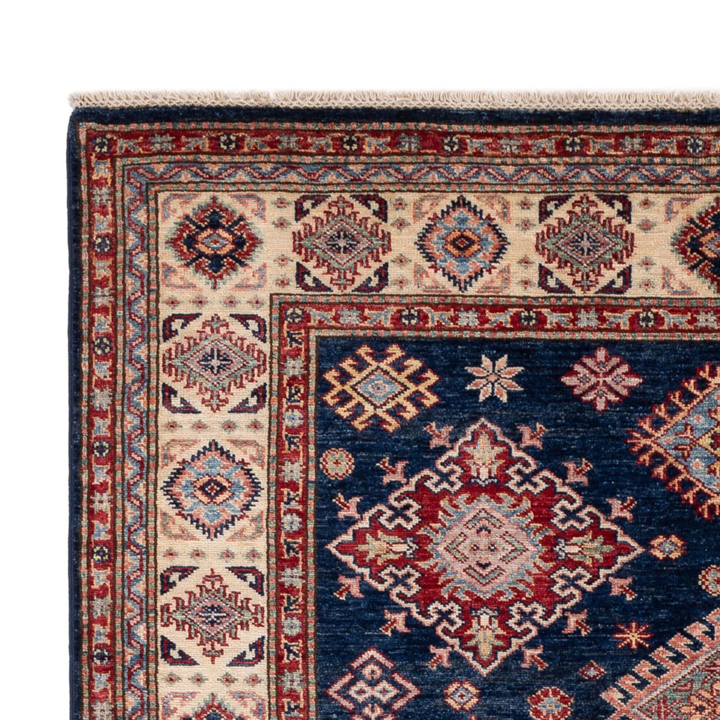 Ziegler Teppich - Kazak - 211 x 152 cm - dunkelblau