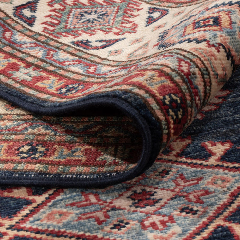 Ziegler Teppich - Kazak - 211 x 152 cm - dunkelblau