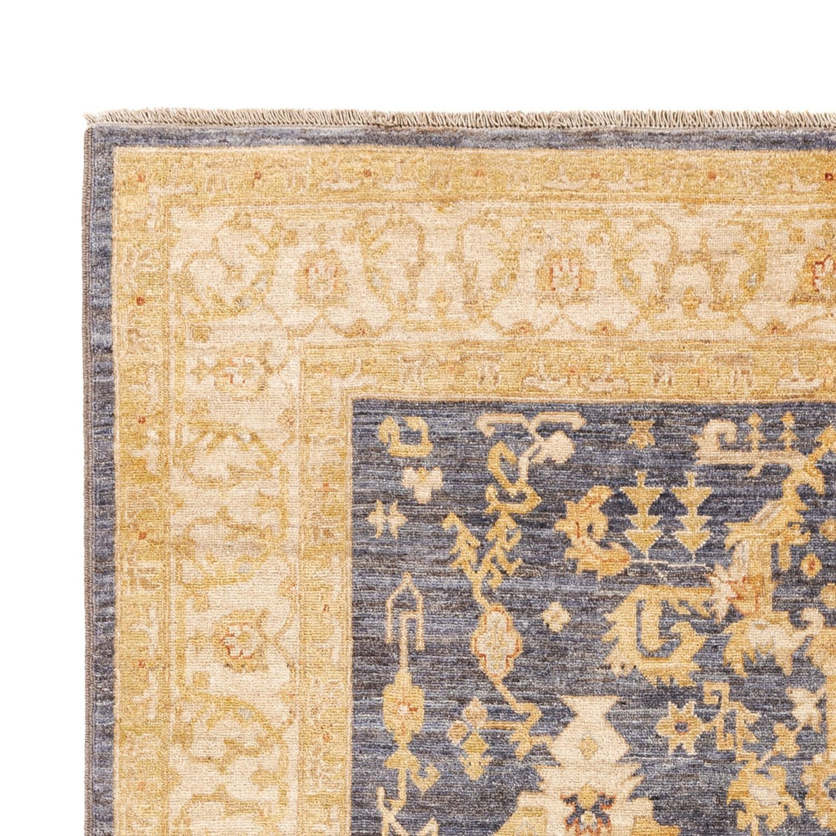 Ziegler Teppich - 247 x 173 cm - seeblau