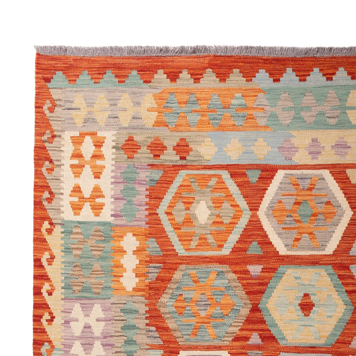 Kelim Teppich - Splash - 298 x 206 cm - mehrfarbig