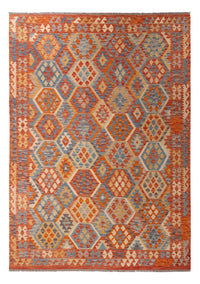 Tapis Kelim - Splash - 292 x 203 cm - multicolore
