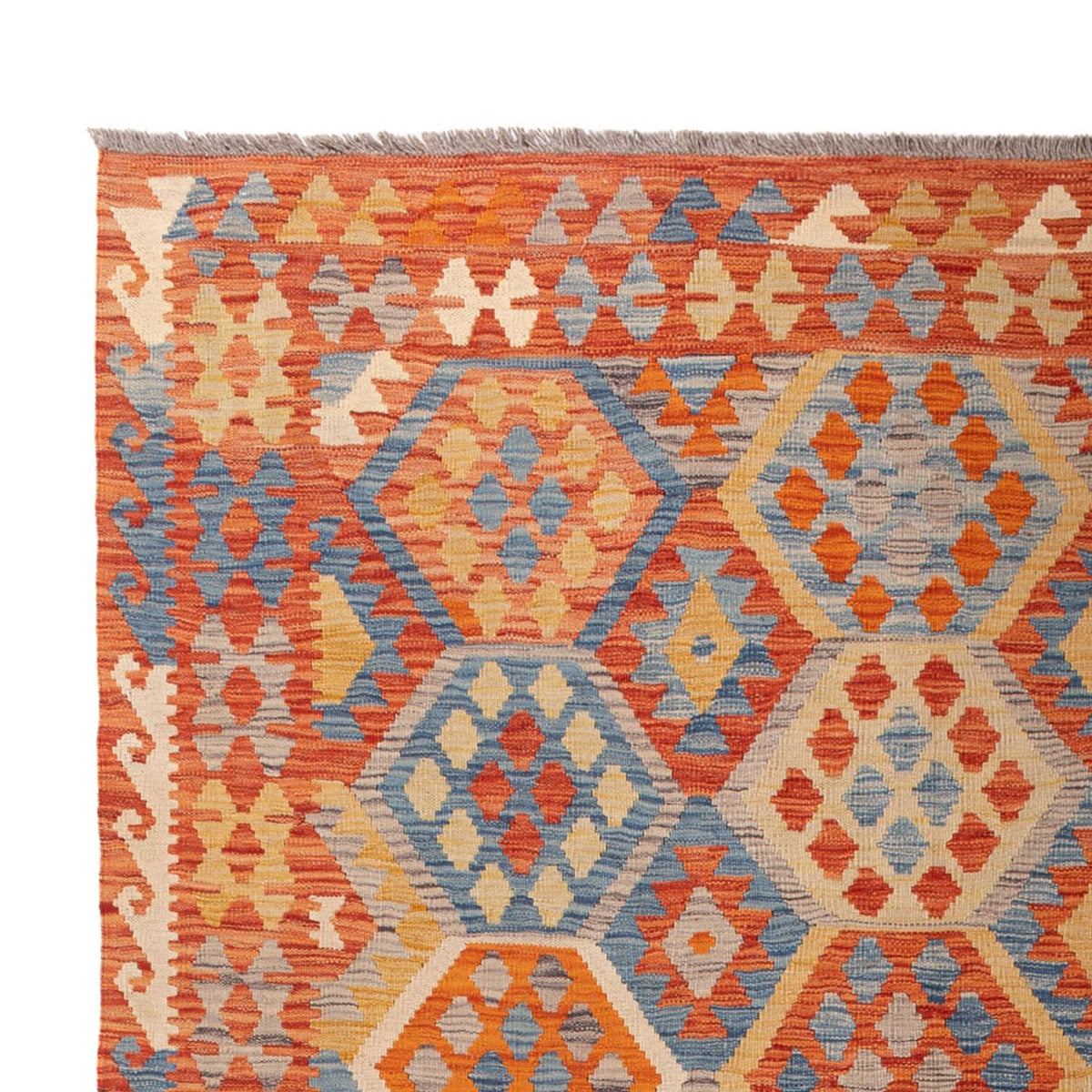 Kelim Teppich - Splash - 292 x 203 cm - mehrfarbig