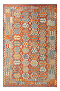 Tapis Kelim - Splash - 295 x 200 cm - multicolore