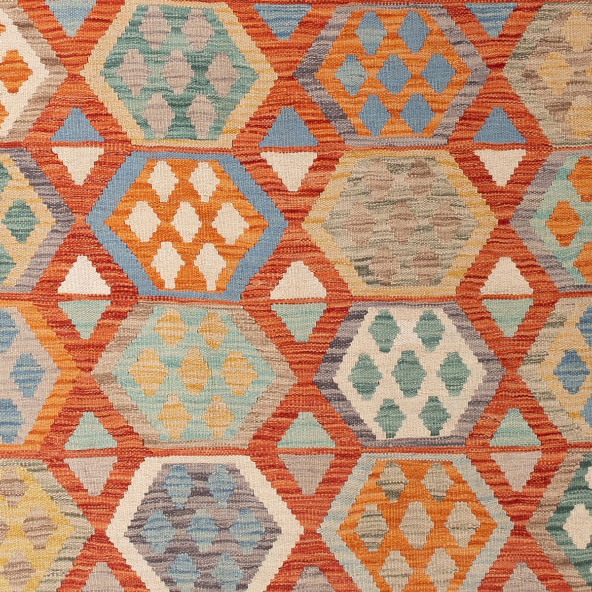 Kelim Teppich - Splash - 295 x 200 cm - mehrfarbig