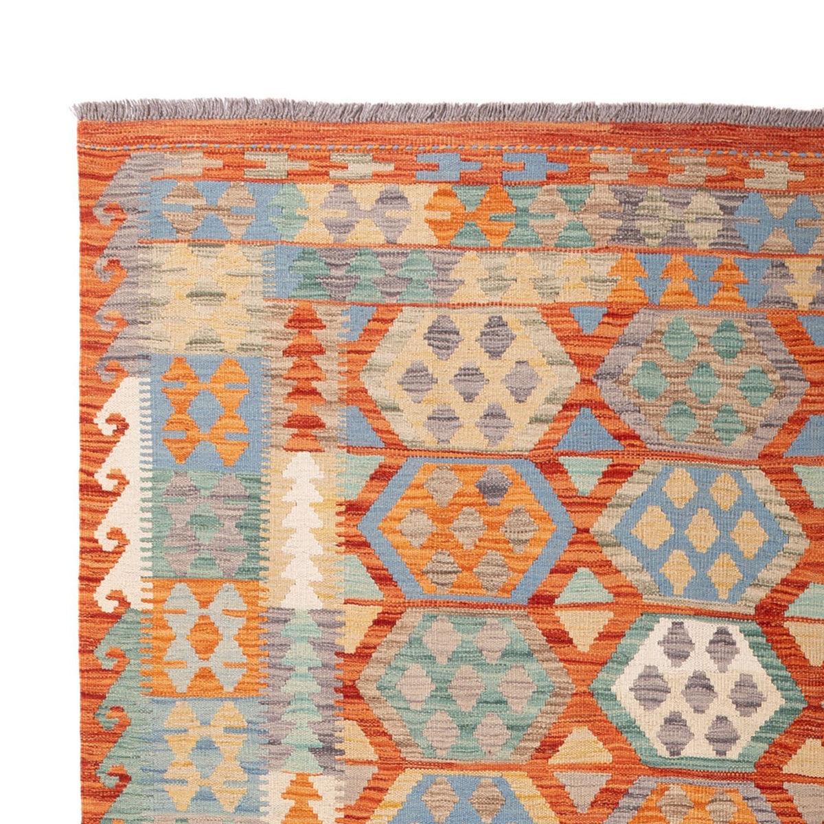 Kelim Teppich - Splash - 295 x 200 cm - mehrfarbig