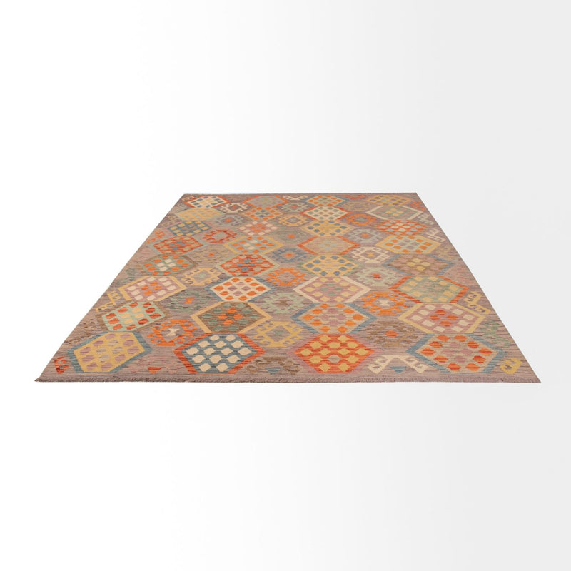 Kelim Teppich - Splash - 296 x 205 cm - mehrfarbig