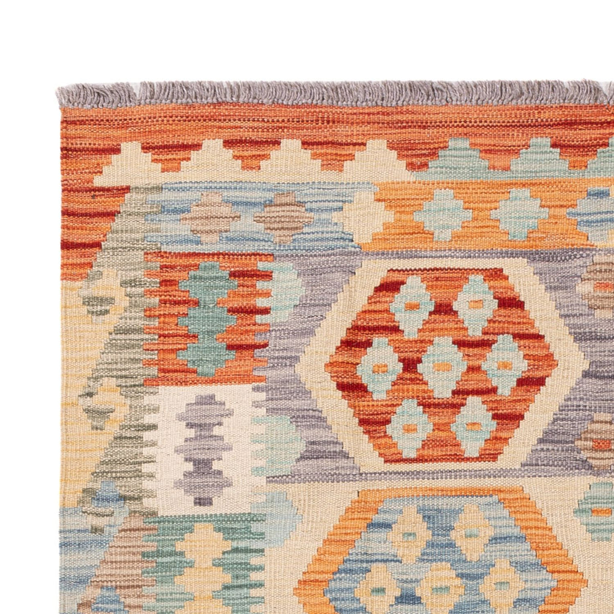 Kelim Teppich - Splash - 187 x 119 cm - mehrfarbig