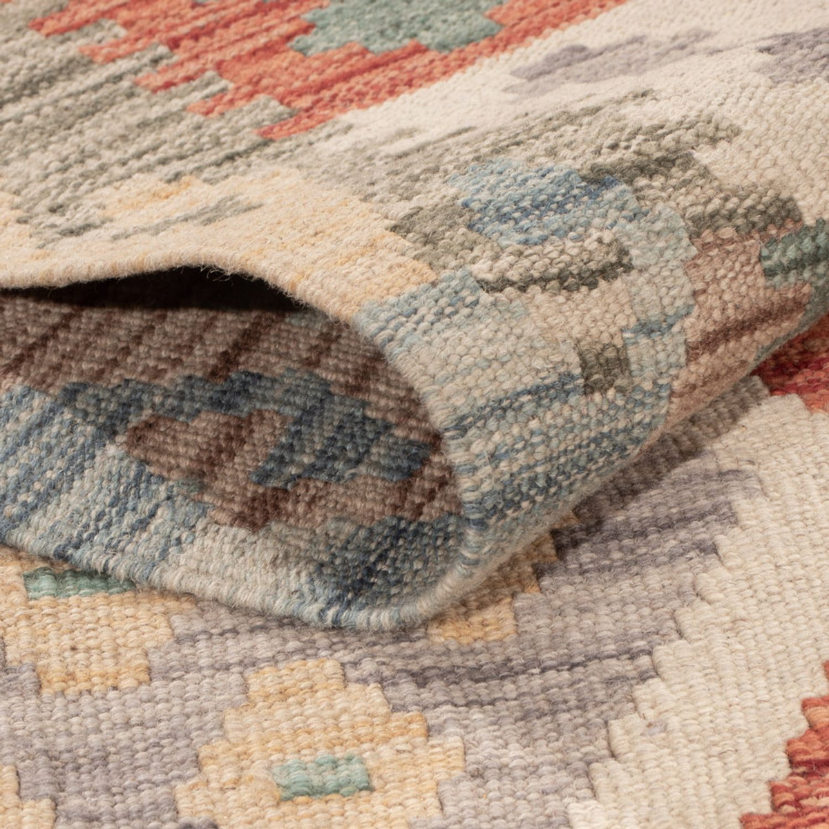 Kelim Teppich - Splash - 187 x 119 cm - mehrfarbig