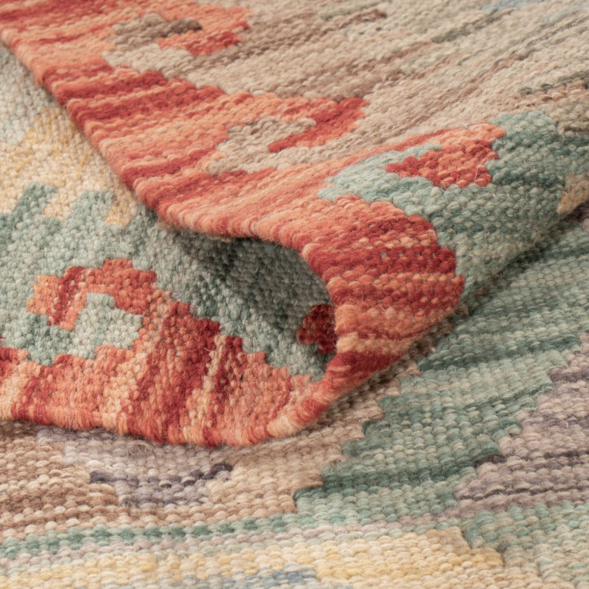 Kelim Teppich - Splash - 179 x 126 cm - mehrfarbig