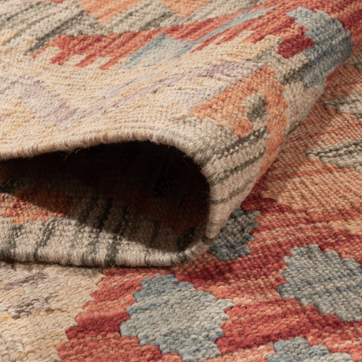 Kelim Teppich - Splash - 176 x 125 cm - mehrfarbig