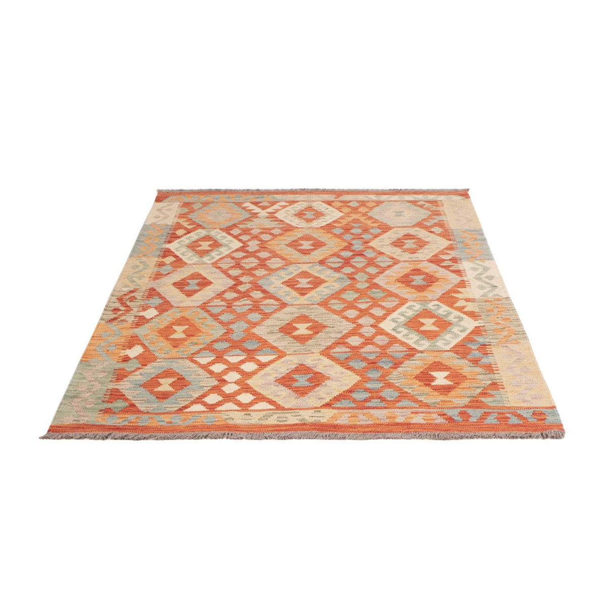 Kelim Teppich - Splash - 176 x 125 cm - mehrfarbig