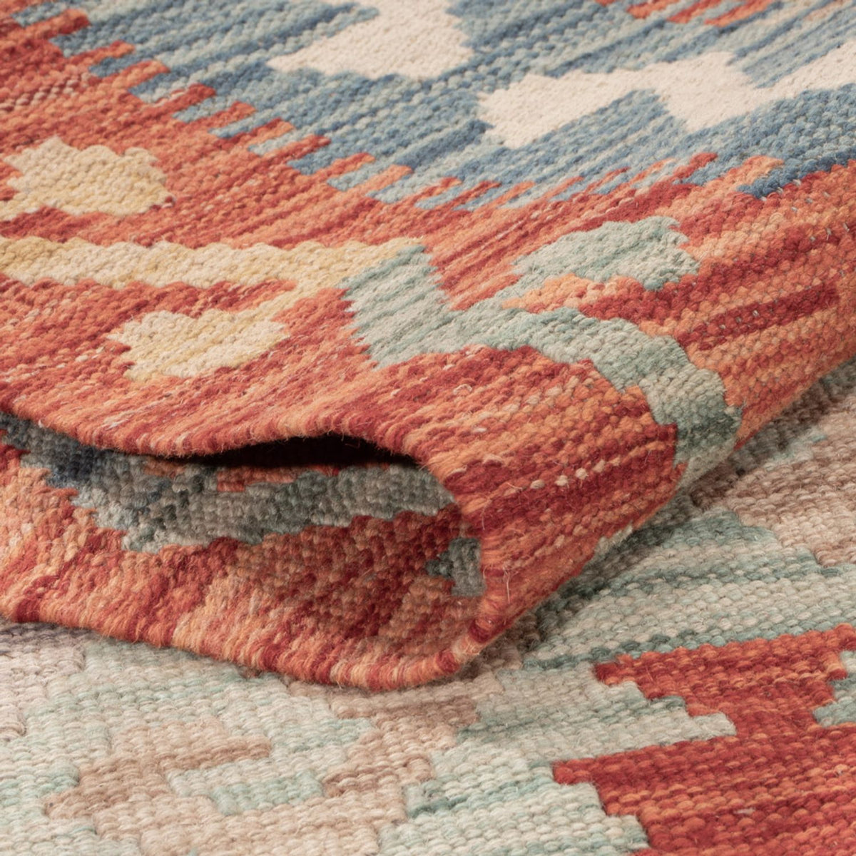 Kelim Teppich - Splash - 170 x 122 cm - mehrfarbig