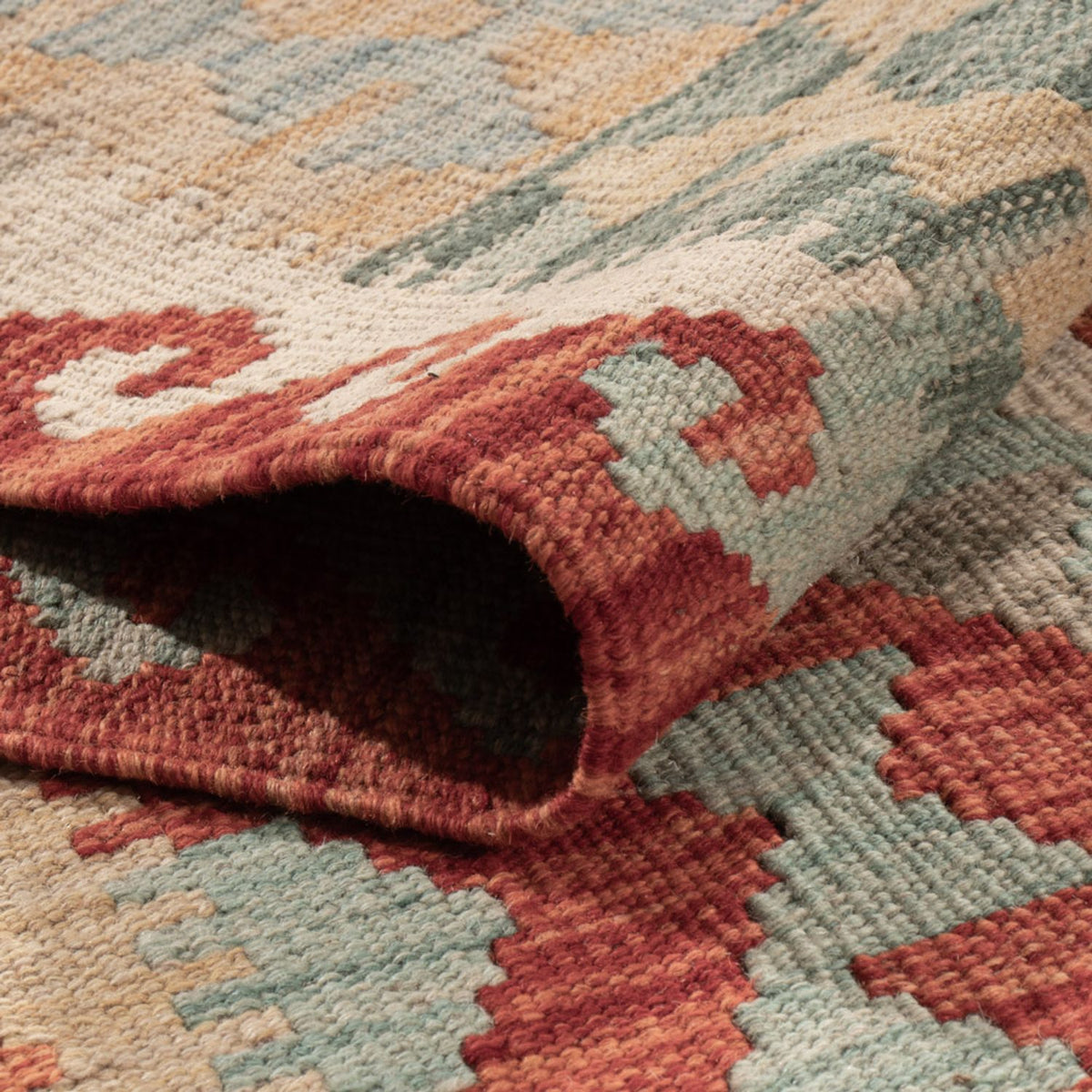 Kelim Teppich - Splash - 174 x 125 cm - mehrfarbig