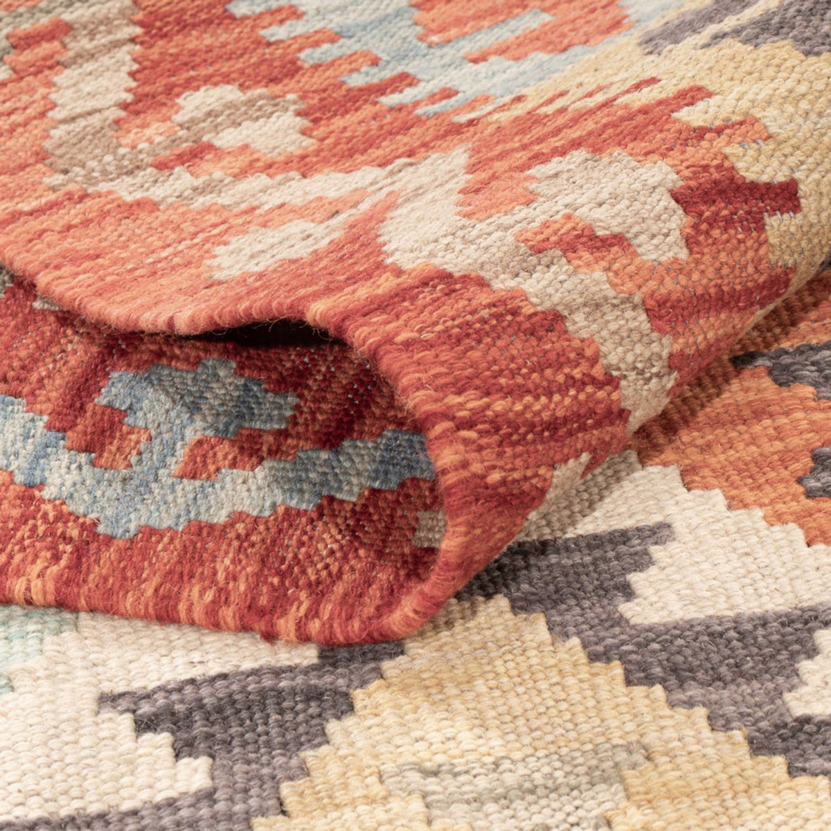 Kelim Teppich - Splash - 181 x 120 cm - mehrfarbig