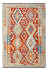 Tapis Kelim - Splash - 180 x 127 cm - multicolore
