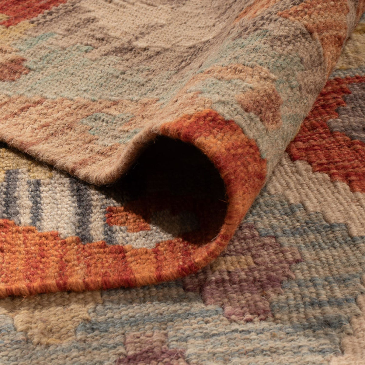 Kelim Teppich - Splash - 305 x 200 cm - mehrfarbig