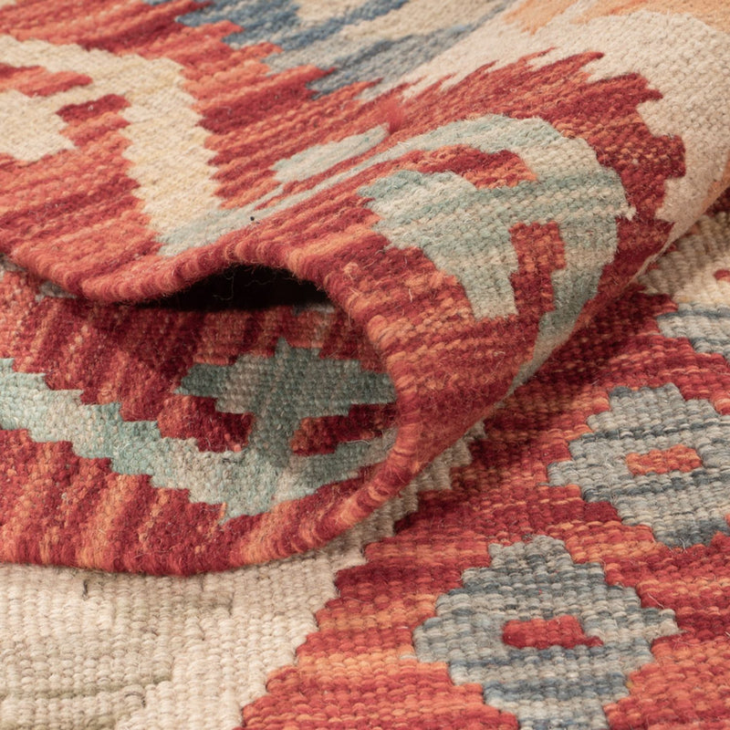 Kelim Teppich - Splash - 201 x 127 cm - mehrfarbig