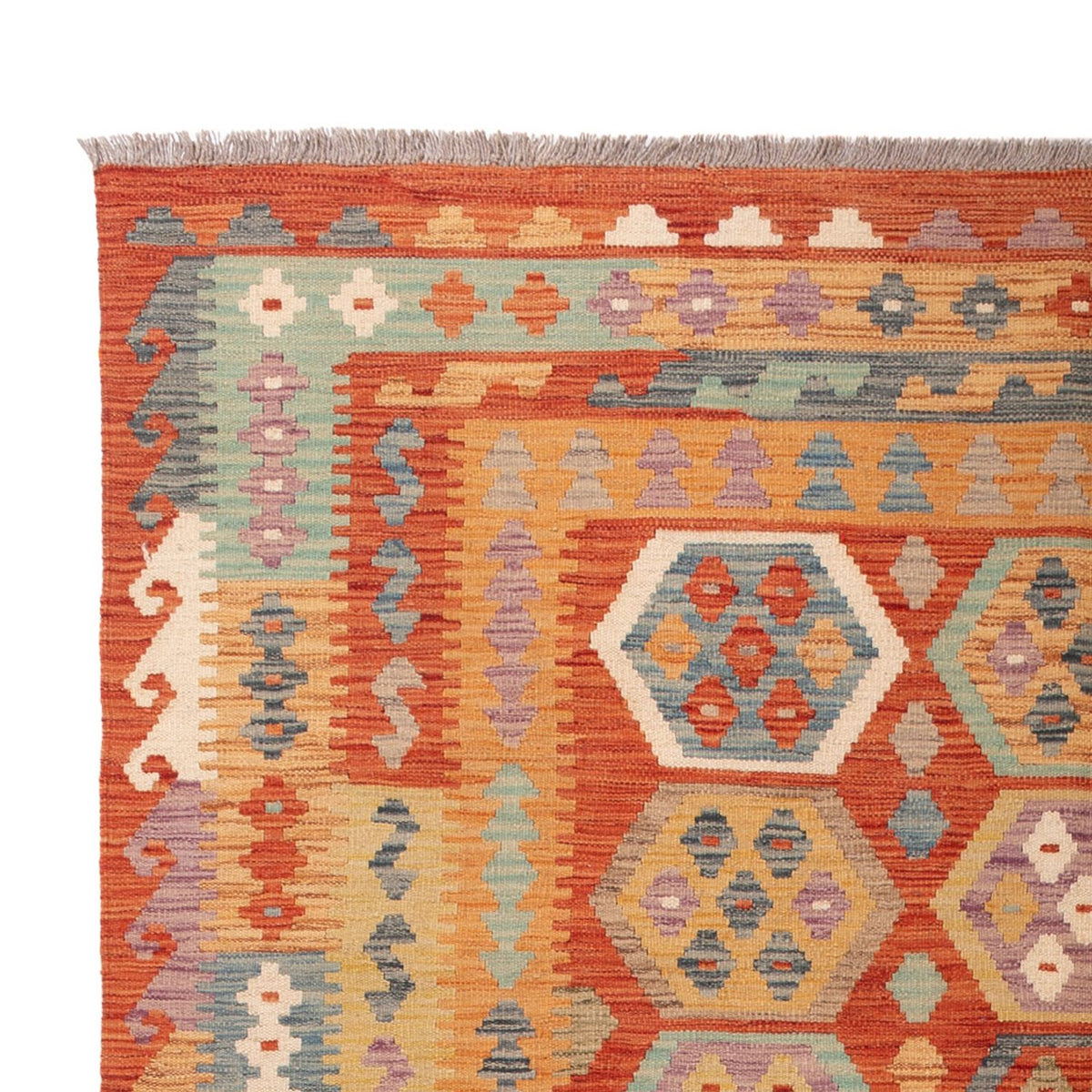 Kelim Teppich - Splash - 295 x 195 cm - mehrfarbig