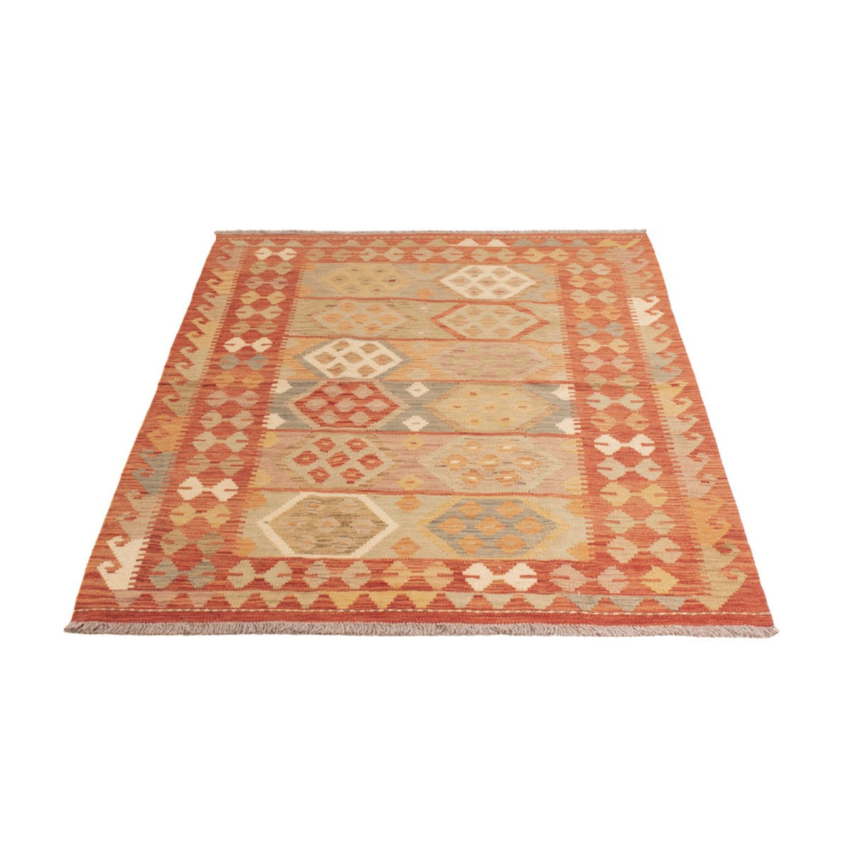 Kelim Teppich - Splash - 194 x 117 cm - mehrfarbig