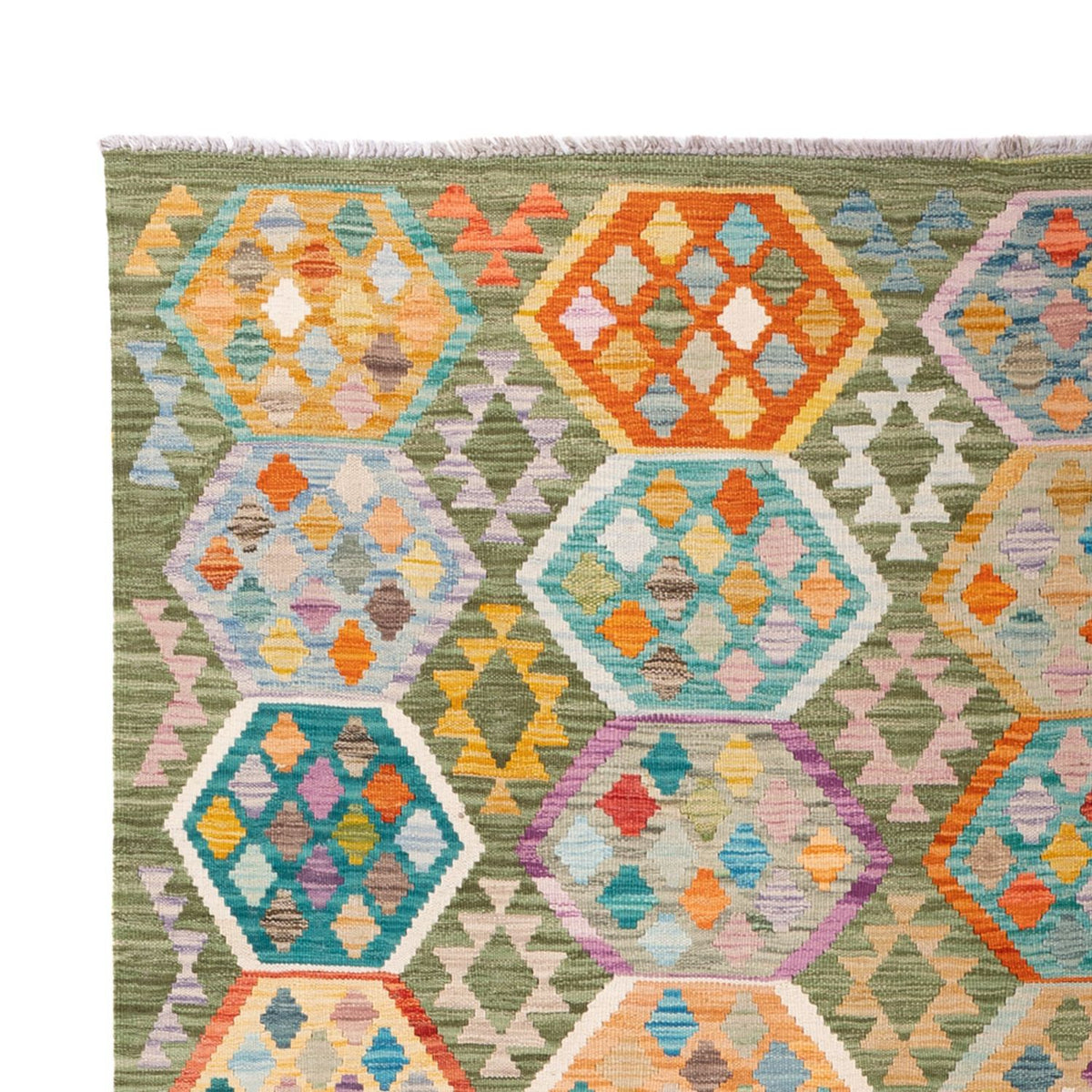 Kelim Teppich - Splash - 299 x 200 cm - mehrfarbig