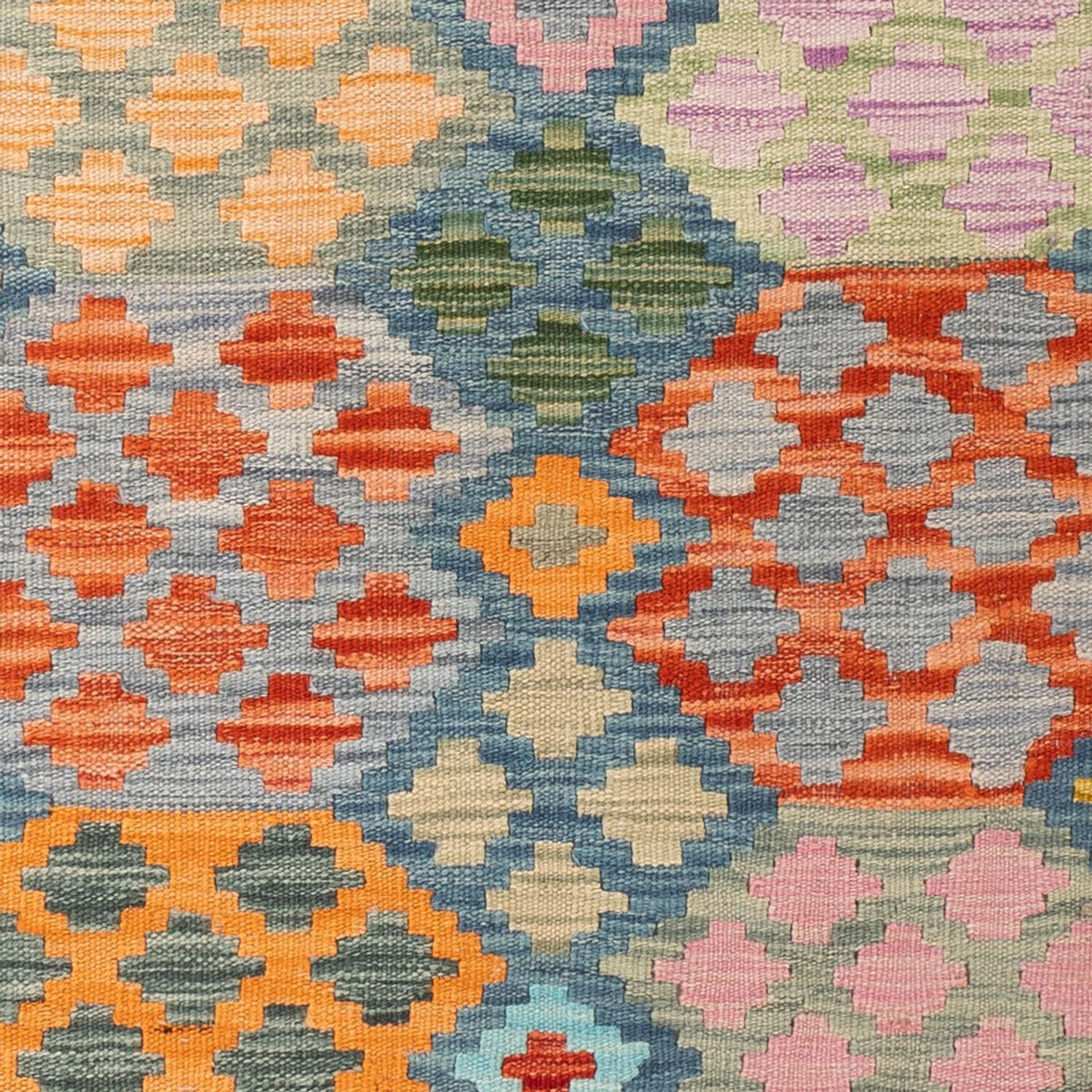 Kelim Teppich - Splash - 187 x 129 cm - mehrfarbig