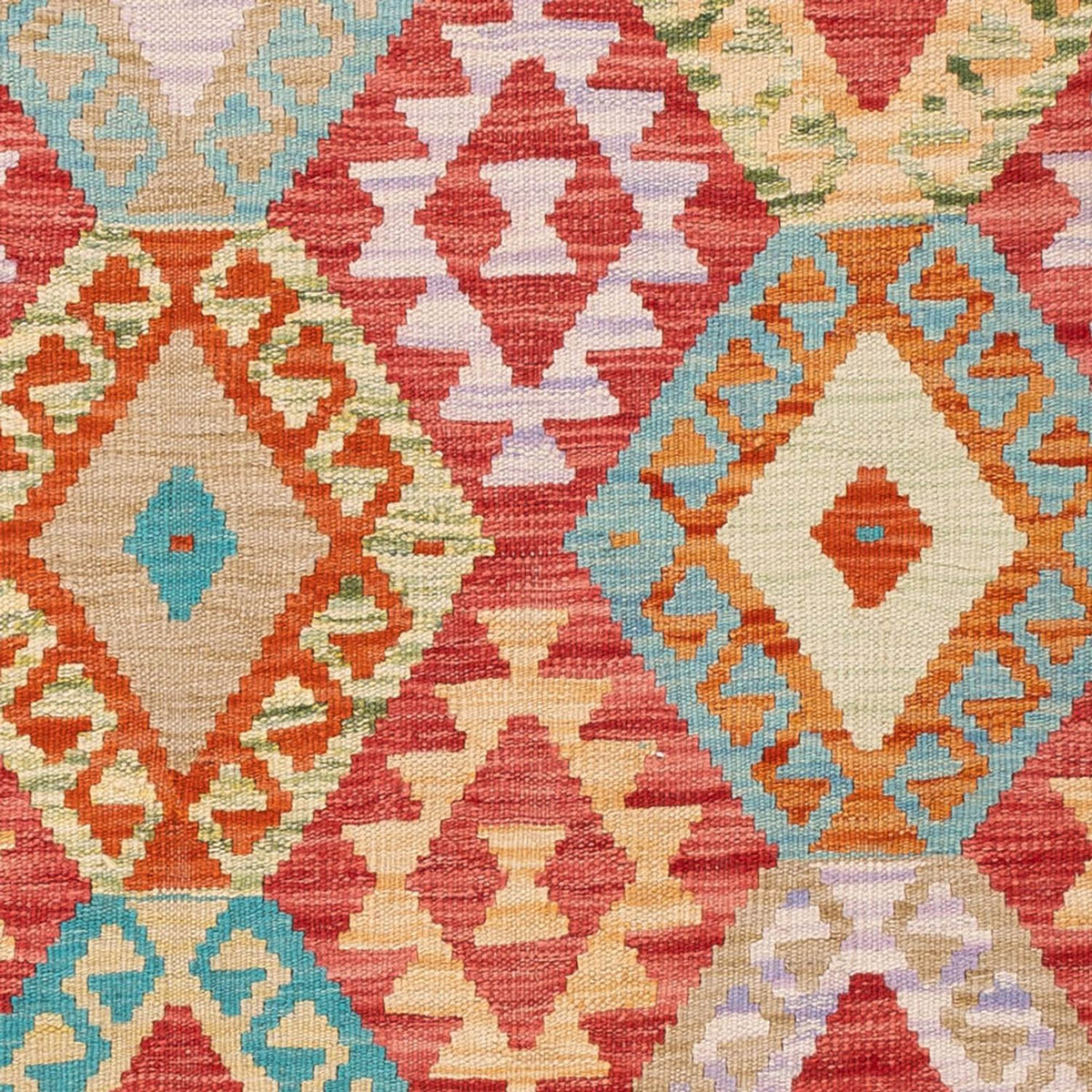 Kelim Teppich - Splash - 186 x 132 cm - mehrfarbig