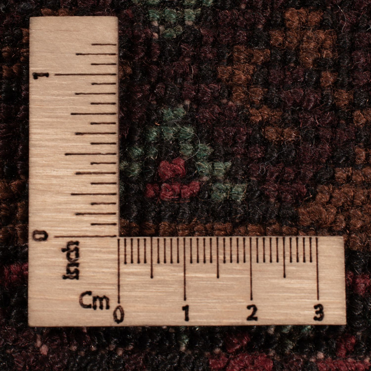 Belutsch Teppich - 181 x 126 cm - dunkelrot