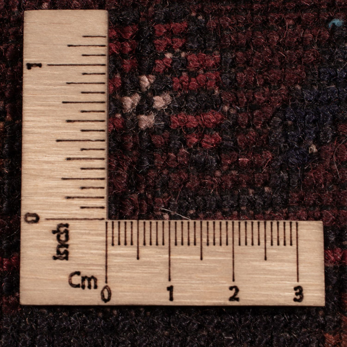 Belutsch Teppich - 207 x 127 cm - dunkelrot