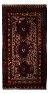 Tapis de couloir Tapis Belutsch - 209 x 107 cm - rouille