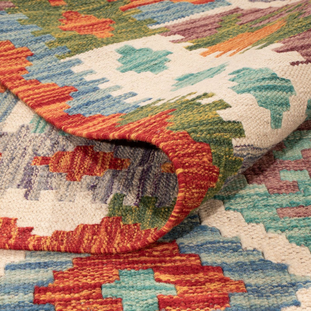 Kelim Teppich - Splash - 296 x 204 cm - mehrfarbig